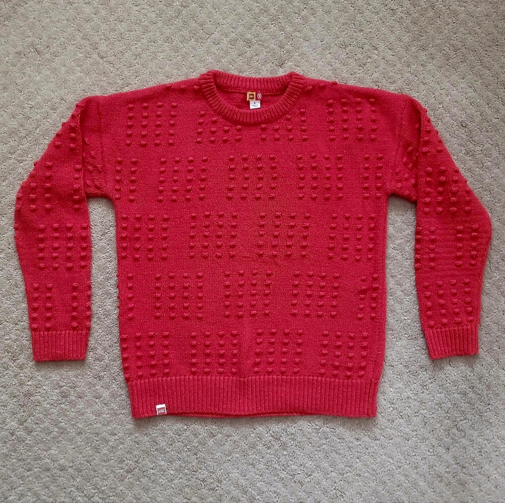 Kid's LEGO x Target Red Textured Sweater